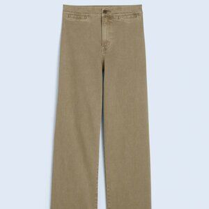 Madewell: The Petite Curvy Emmett Wide Leg Crop Pant